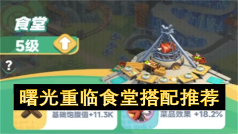曙光重临食堂搭配推荐-曙光重临食堂经营攻略