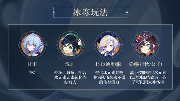 原神甘雨冰冻玩法该怎么搭配阵容 甘雨冰冻玩法阵容搭配介绍