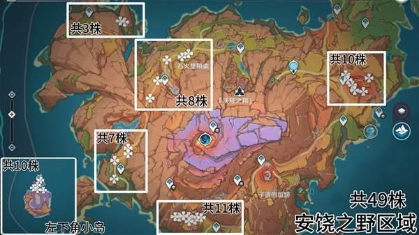 原神云岩裂叶在哪采集-全部云岩裂叶采集路线图一览