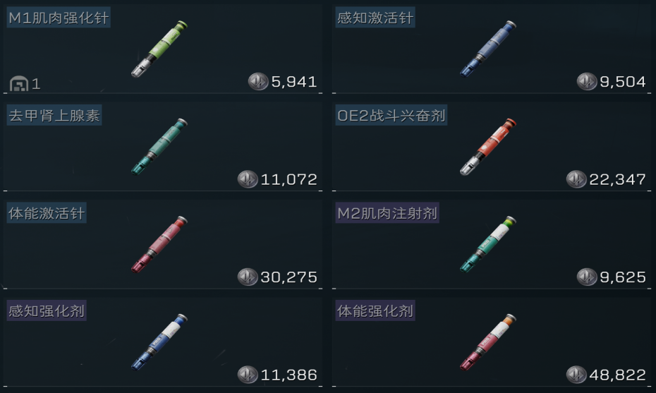 三角洲行动不同品类针剂怎么选