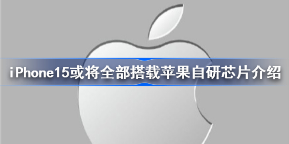 iPhone15或将全部搭载苹果自研芯片怎么回事-iPhone15或将全部搭载苹果自研芯片介绍