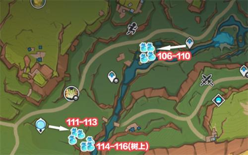 原神青蜜梅采集路线一览