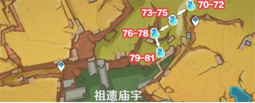 原神青蜜梅采集路线一览