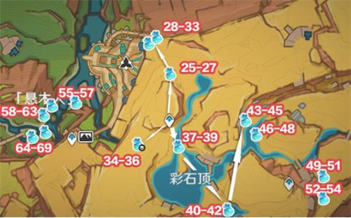 原神青蜜梅采集路线一览