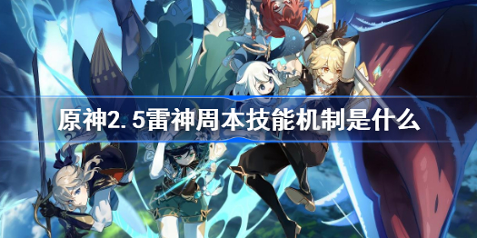 原神2.5雷神周本技能机制是什么-2.5雷神周本技能机制解析