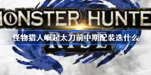 怪物猎人崛起太刀前中期配装选什么-太刀前中期配装推荐