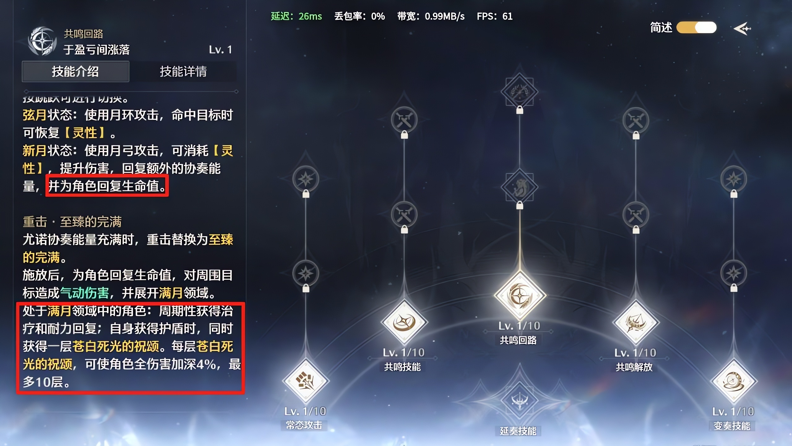 鸣潮尤诺技能和共鸣链怎么样