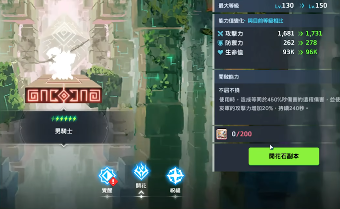 坎公骑冠剑松鼠和小骑士开花后强度如何