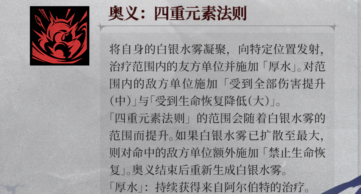 银与绯阿尔伯特技能怎样