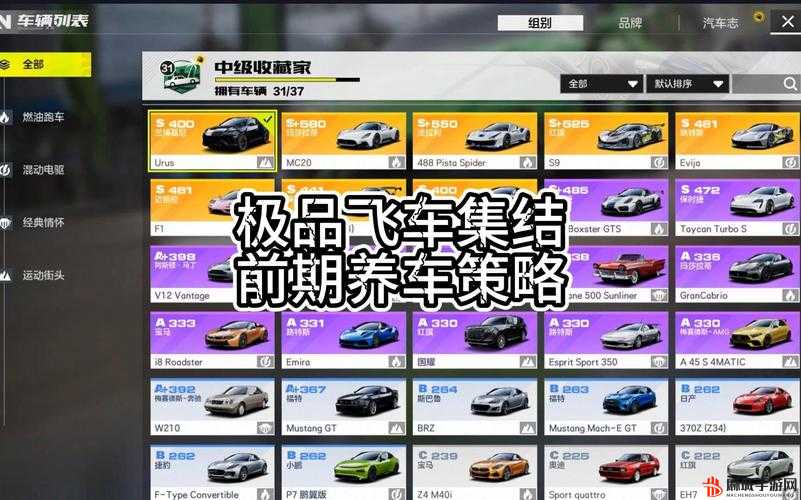 极品飞车22殿堂版全车辆阵容详细一览，解锁速度与激情的终极座驾