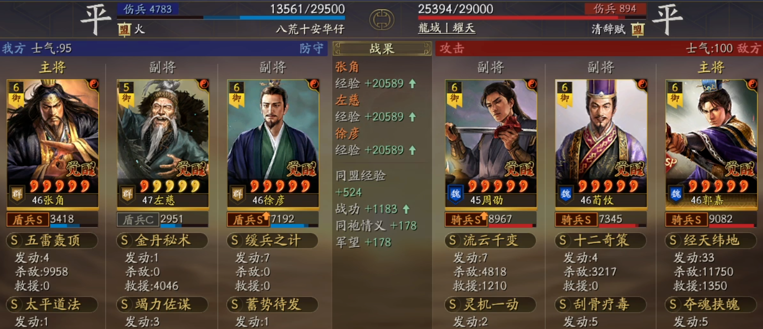 三国志战略版徐彦张角盾怎么玩