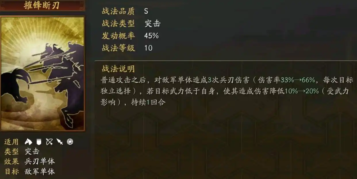 三国志战略版怎么克制摧锋断刃