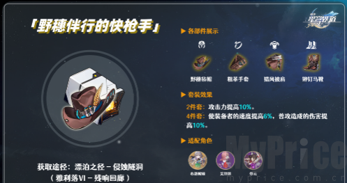 崩坏星穹铁道遗器套装野穗伴行的快枪手强度评测