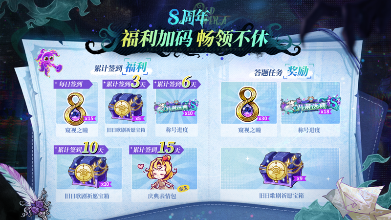 旧日歌起初心不渝,狼人杀八周年庆典活动正式开幕
